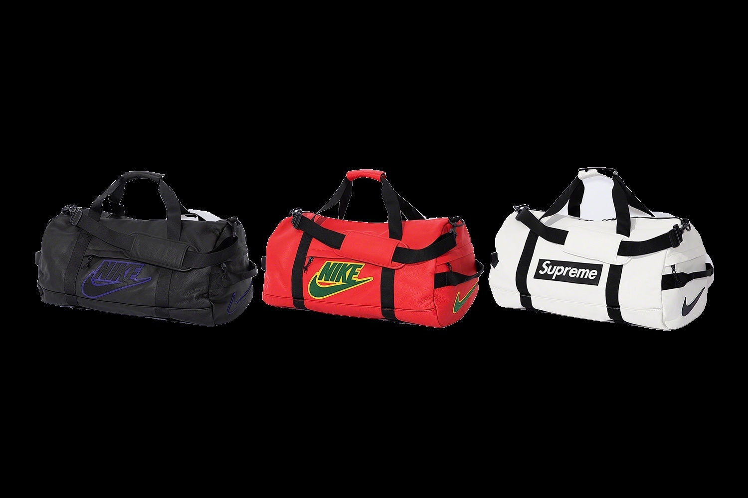 Supreme®/Nike® Leather Duffle Bag